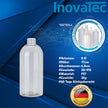 500 ml Boston Round - PET - klar - 28/410