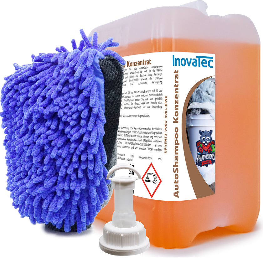 Autoshampoo 5l + 3in1 Waschhandschuh