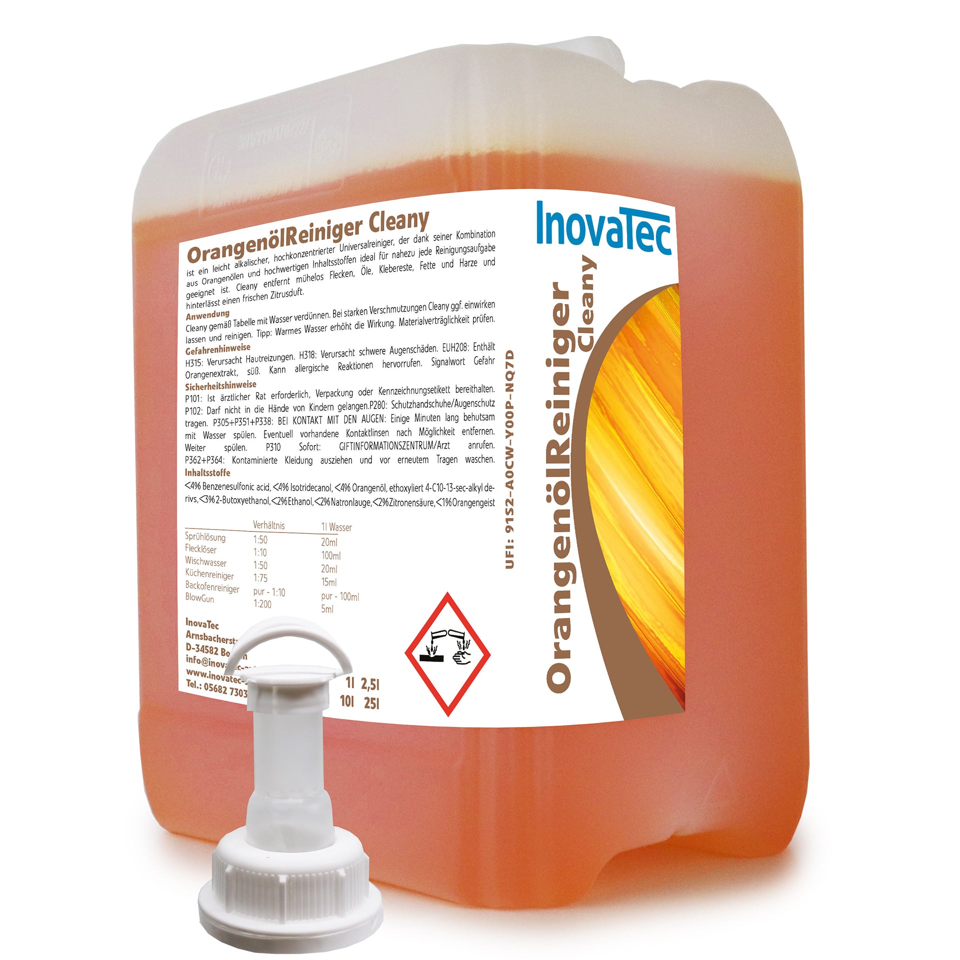Cleany - Universal-Orangenölreiniger-Konzentrat