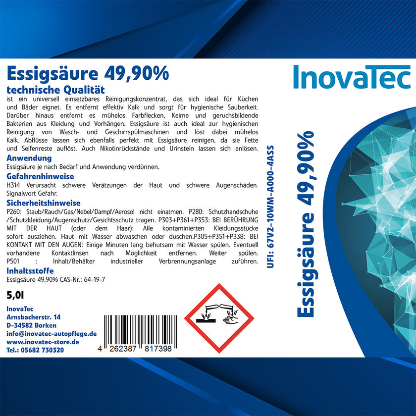 Essigsäure 49,9 %