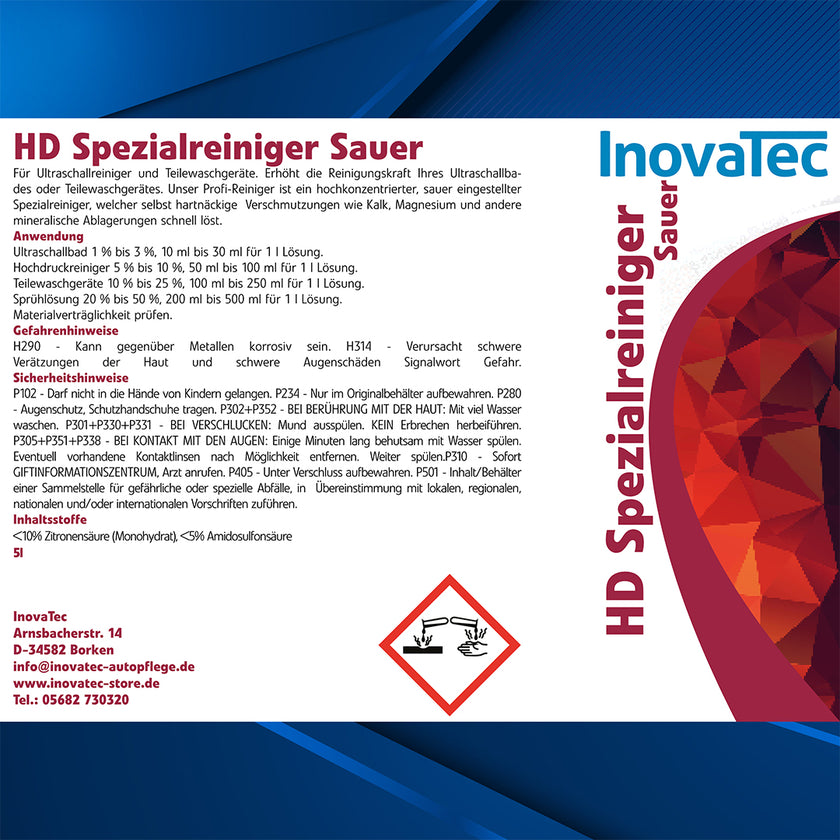 HD Spezialreiniger Sauer