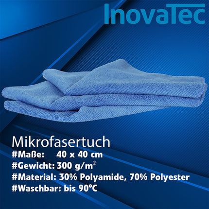 Mikrofaser Poliertuch Blau