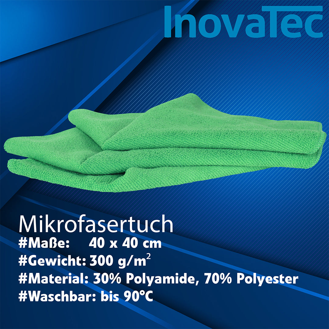 Mikrofaser Poliertuch Grün