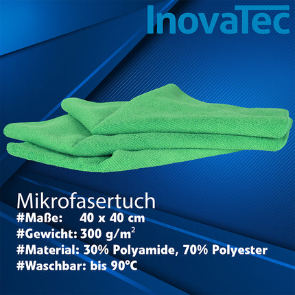 Mikrofaser Poliertuch Grün