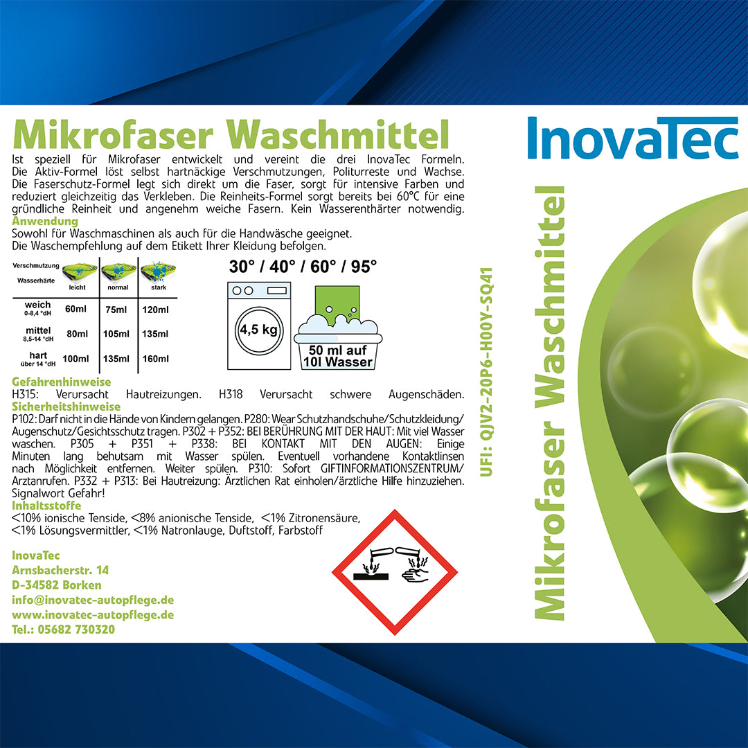 Mikrofaser Waschmittel