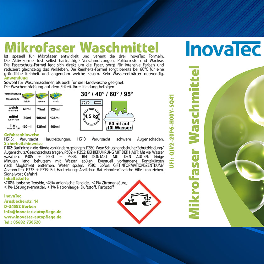 Mikrofaser Waschmittel