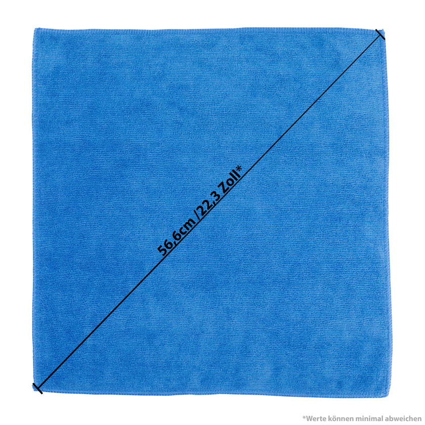 Mikrofaser Poliertuch Blau