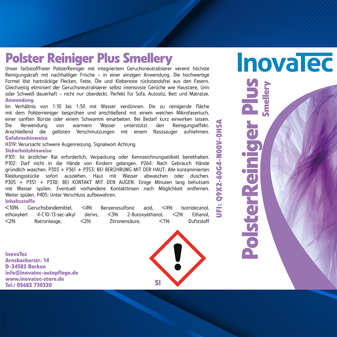 Polsterreiniger Plus Smellery Geruchsneutralisierer