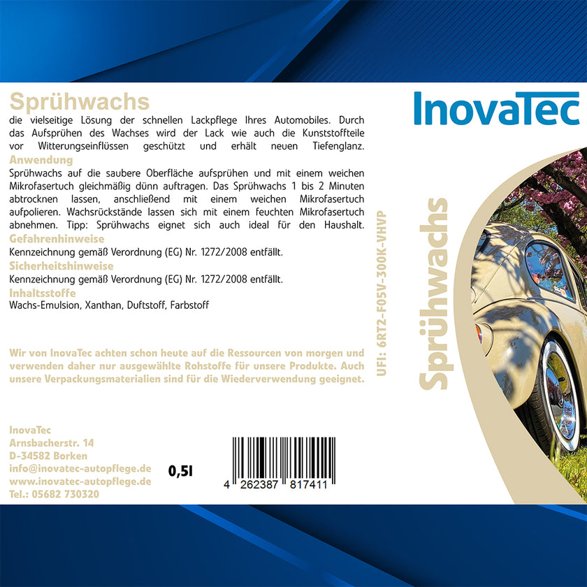 Sprühwachs