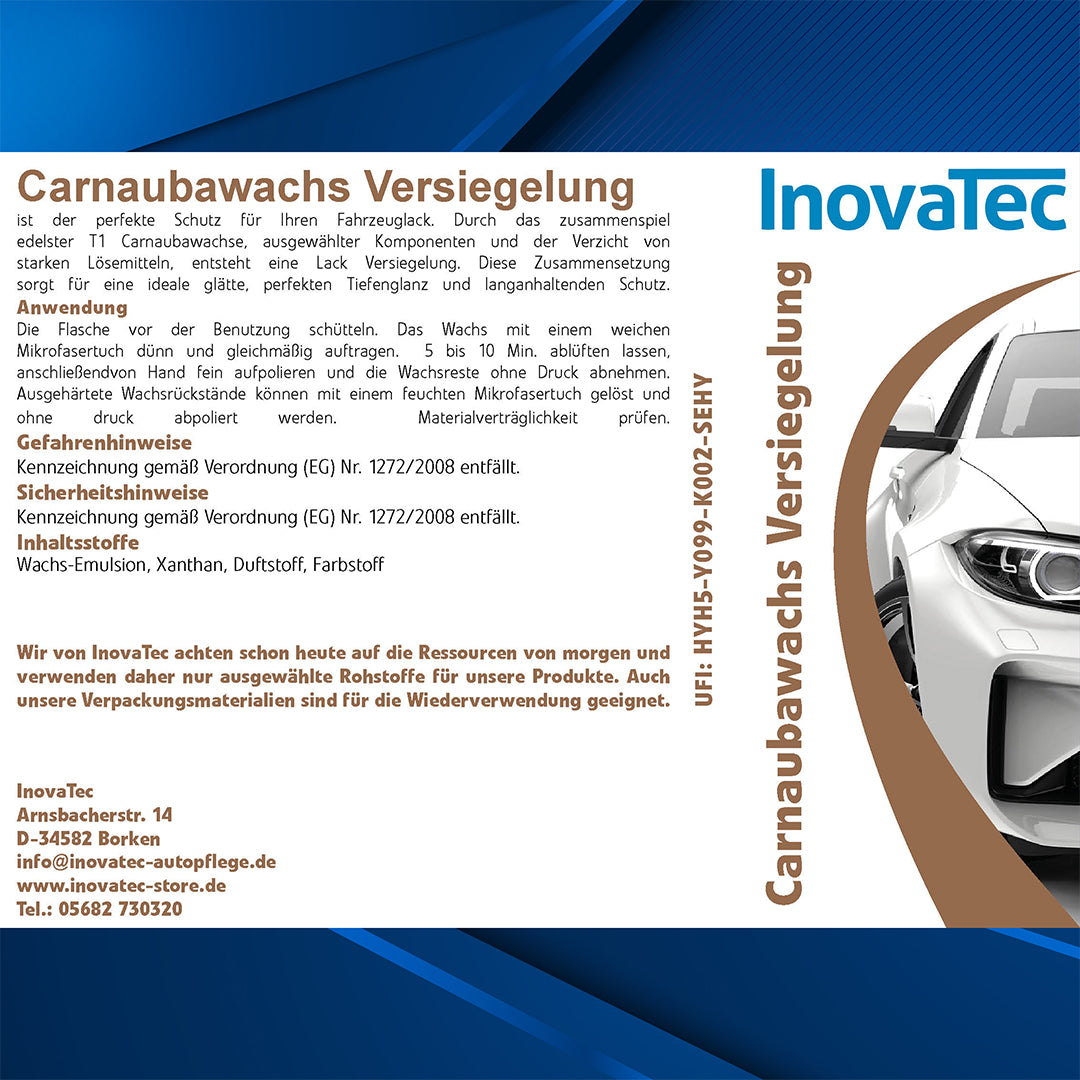 Carnaubawachs Versiegelung