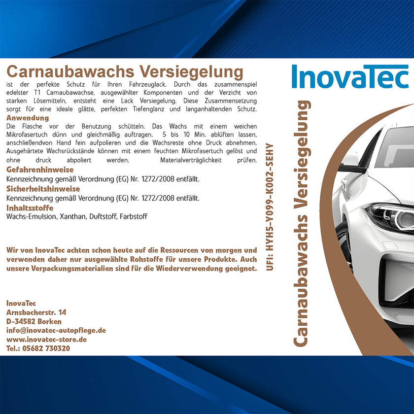 Carnaubawachs Versiegelung