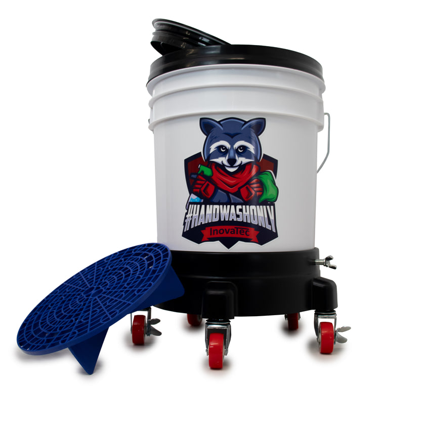 Wascheimer Set Groß mit Rollen